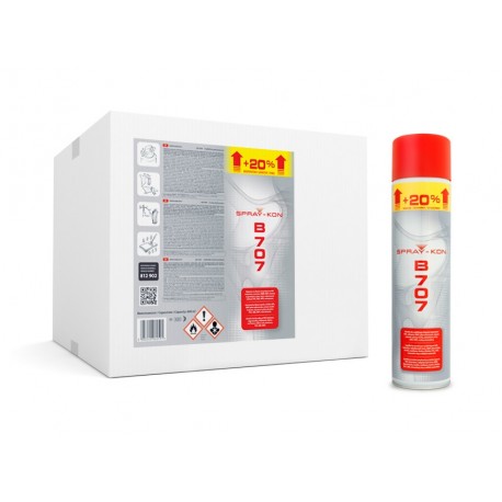SPRAY-KON B707 | Kontaktkleber für HPL & Möbelbau | 12x600ml Box